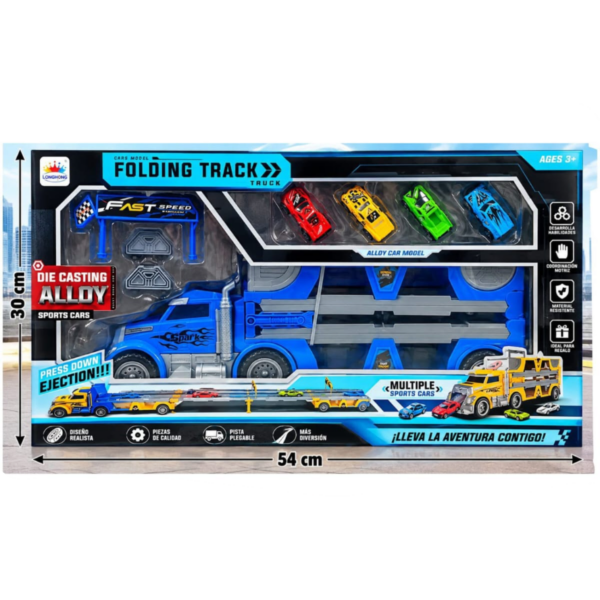 Juguete Carro Niñera con Pista EN02392 / LH816/818/819