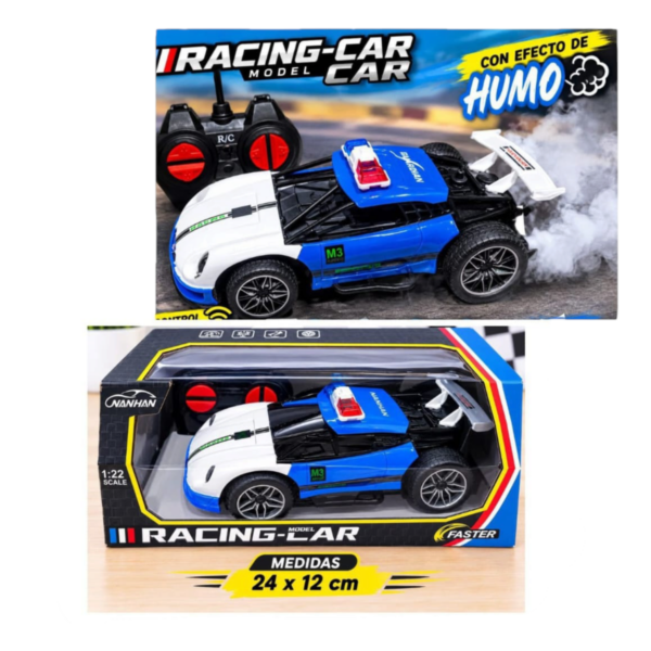 Carro Policia Control Remoto con Efecto Humo EN02324 / F-3A 1:22 4