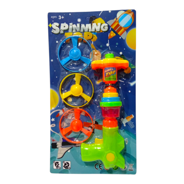 🔥 Lanzador de Trompo y Hélices Voladoras Spinning Top (EN02073 / JY006-1) ⚡