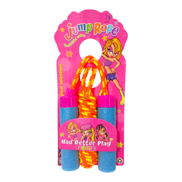 🔥 Lazo para Saltar Infantil Jump Rope con Mangos de Espuma (EN01983 / HD010) ⚡
