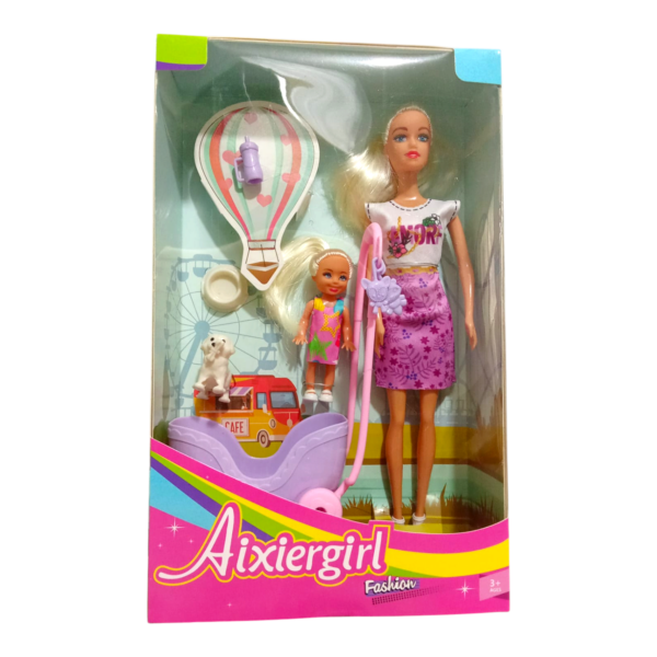 Muñeca + Niña Aixiergirl Fashion EN02296 / AX818-W1
