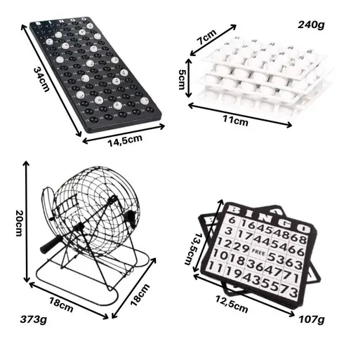 🔥 Juego de Bingo Profesional con Balotera Metálica y 18 Cartones Reutilizables Bingo Set ⚡ - Image 6